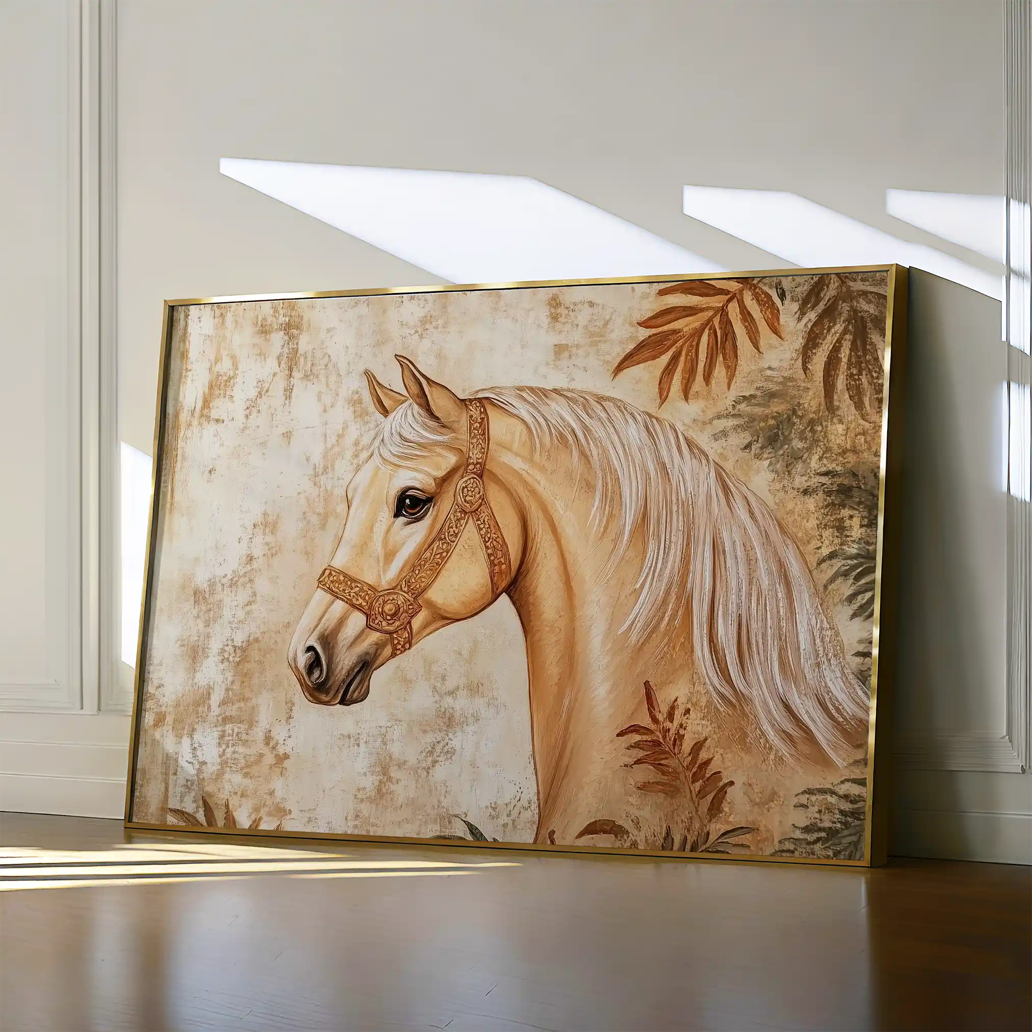Horses 101 Canvas Art 90 x 60 cm / Stretched on hidden frame