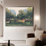 Landscape 101 Canvas Art 90 x 60 cm / Stretched on hidden frame