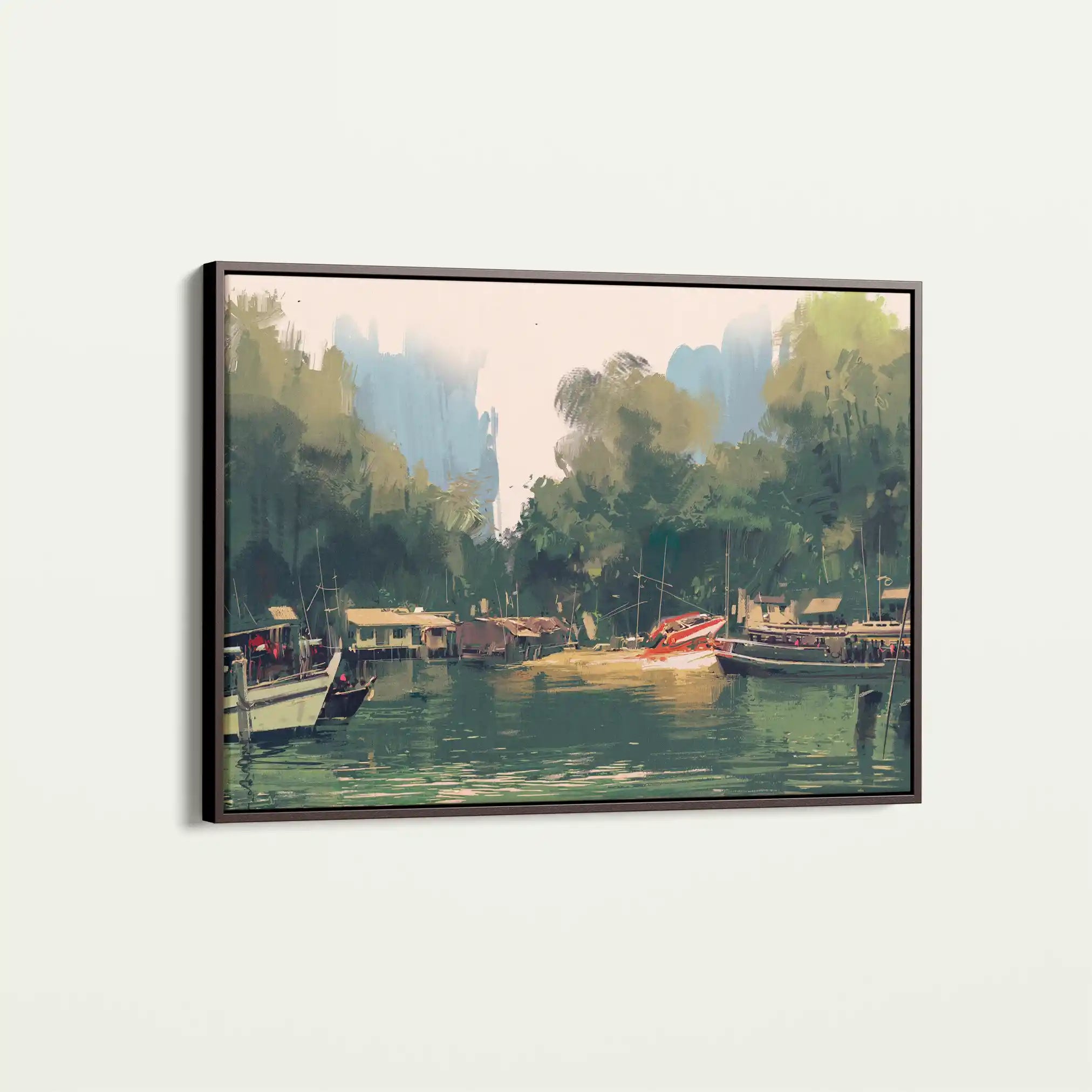 Landscape 101 Canvas Art 90 x 60 cm / Stretched on hidden frame