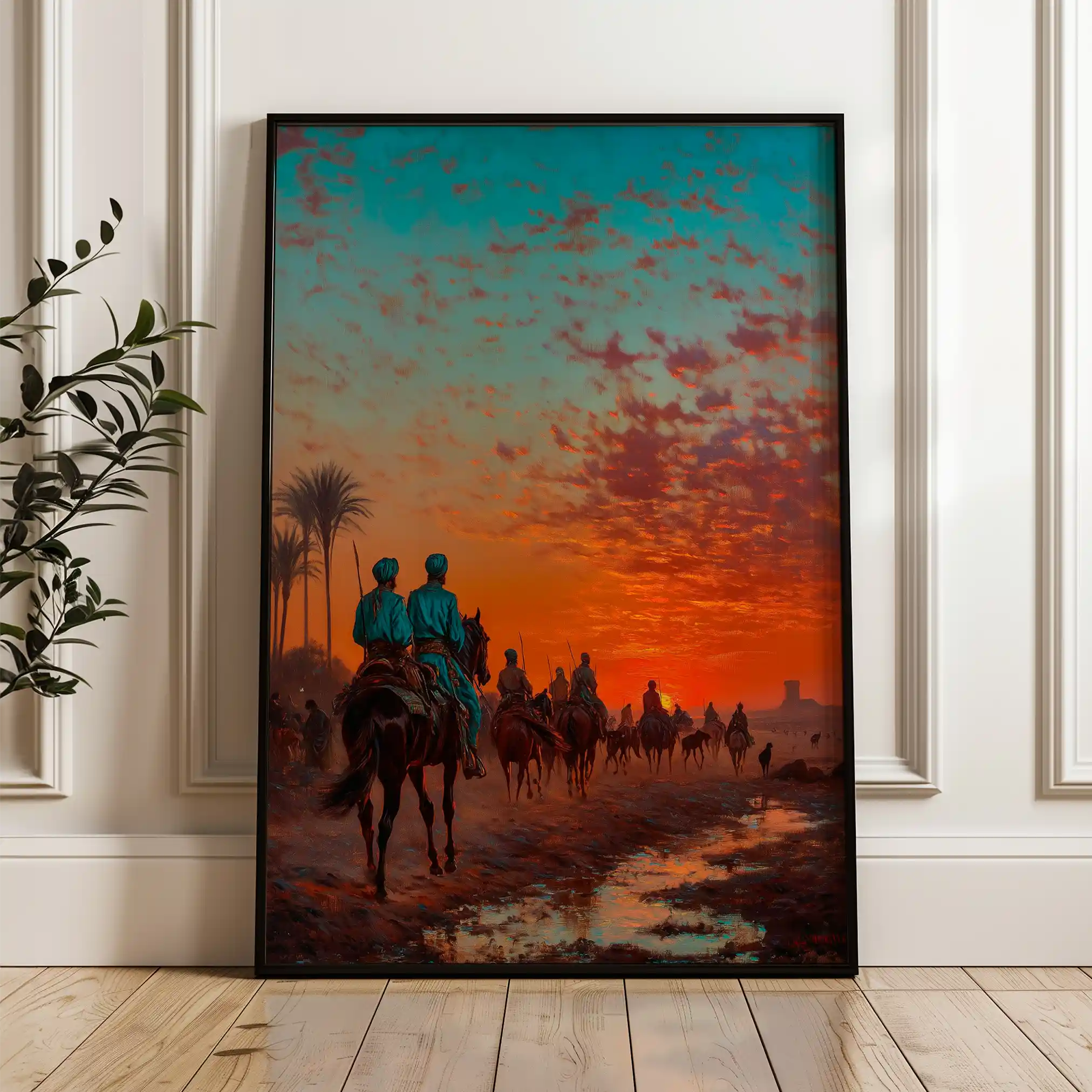 Orientalist 101 Canvas Art 90 x 60 cm / Stretched on hidden frame