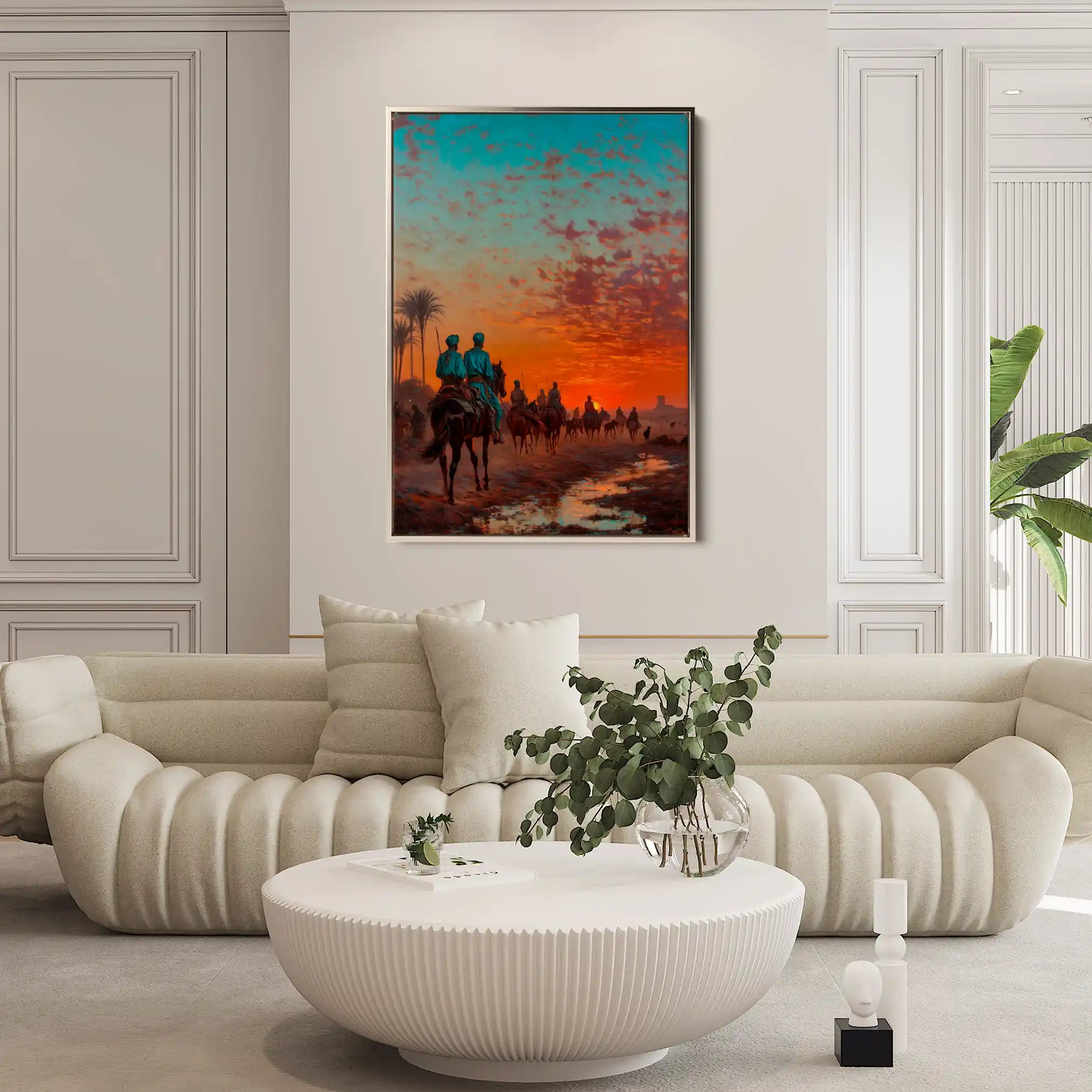 Orientalist 101 Canvas Art 90 x 60 cm / Stretched on hidden frame