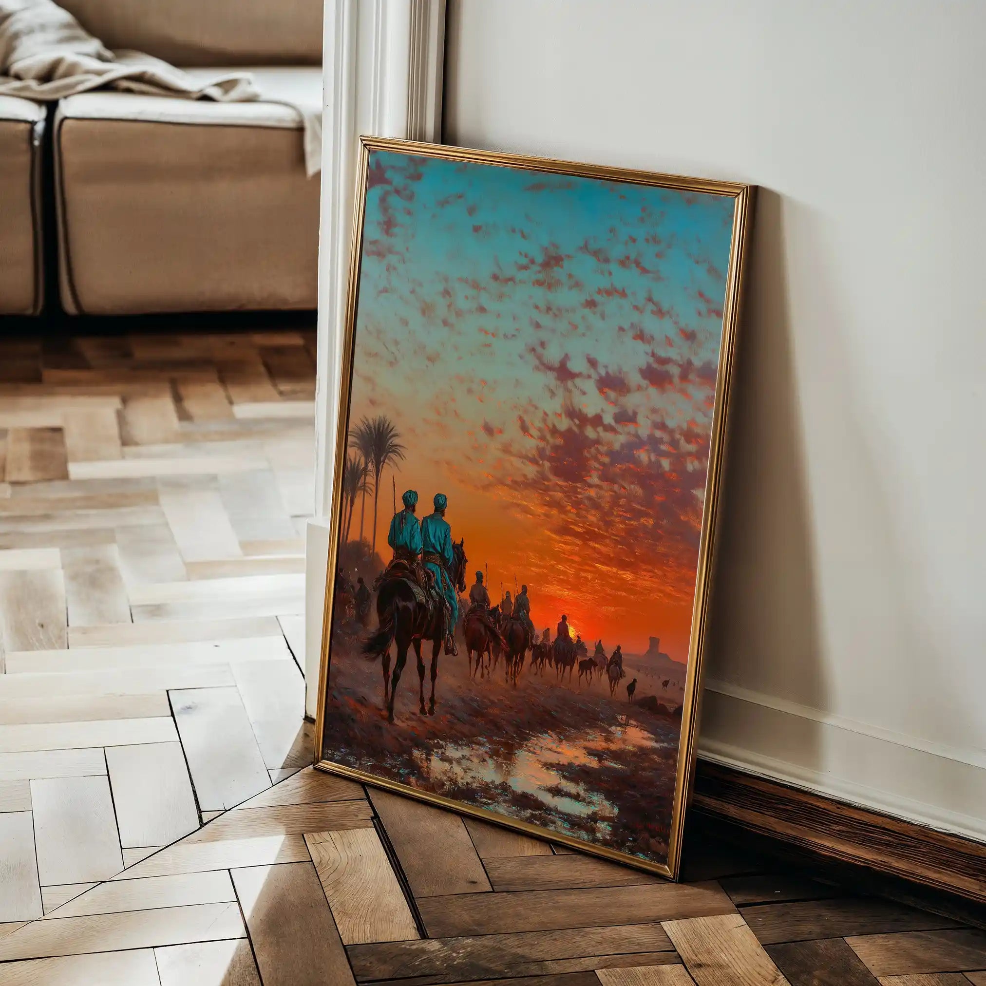 Orientalist 101 Canvas Art 90 x 60 cm / Stretched on hidden frame