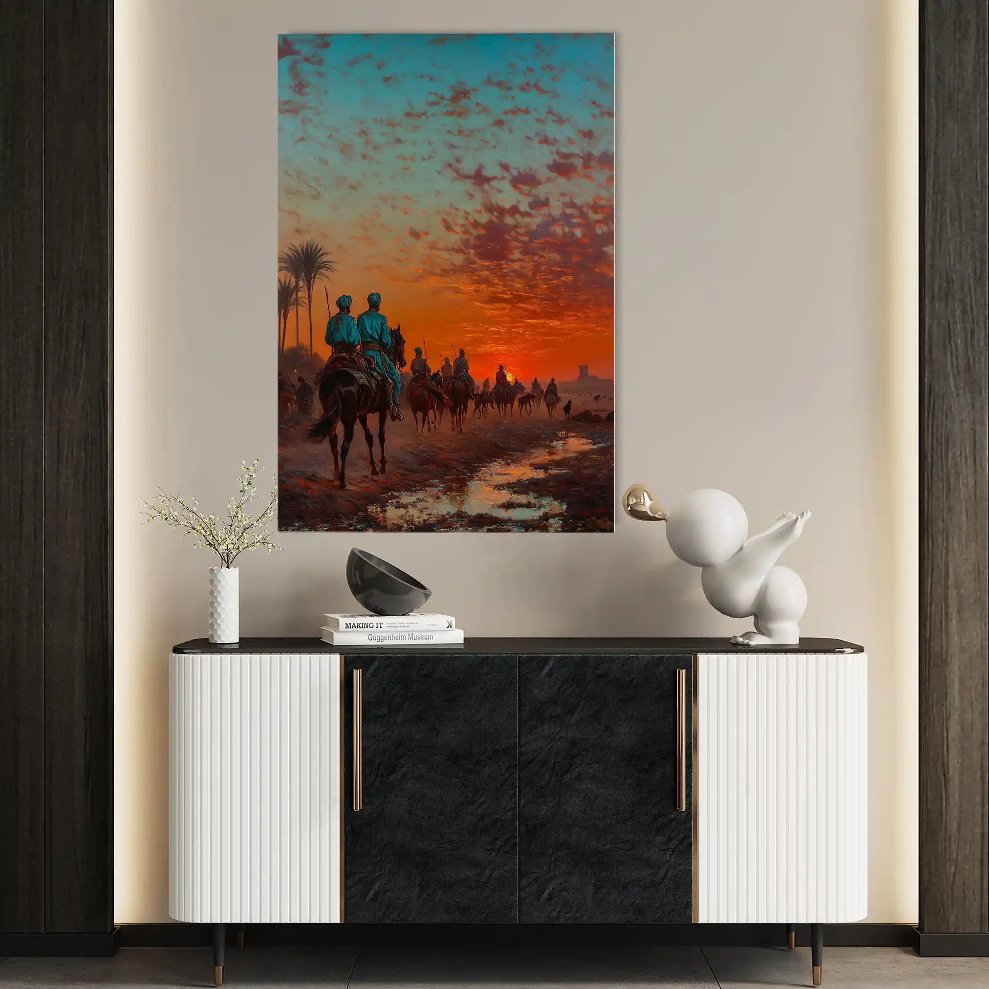 Orientalist 101 Canvas Art 90 x 60 cm / Stretched on hidden frame