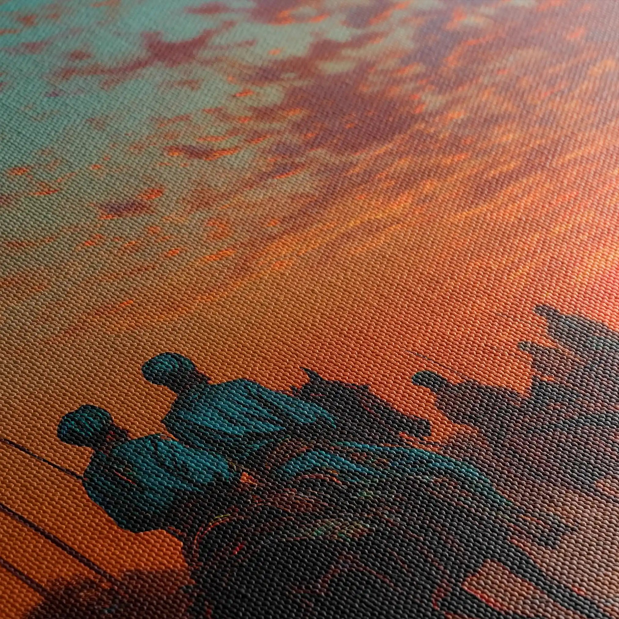 Orientalist 101 Canvas Art 90 x 60 cm / Stretched on hidden frame