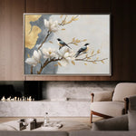 Floral Canvas Wall Art WAD1010-F 90 x 60 cm / Stretched on hidden frame