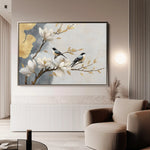 Floral Canvas Wall Art WAD1010-F 90 x 60 cm / Stretched on hidden frame