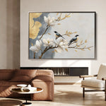 Floral Canvas Wall Art WAD1010-F 90 x 60 cm / Stretched on hidden frame