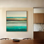 Abstract 1011 Canvas Art 60 x 60 cm / Stretched on hidden frame
