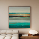 Abstract 1011 Canvas Art 60 x 60 cm / Stretched on hidden frame