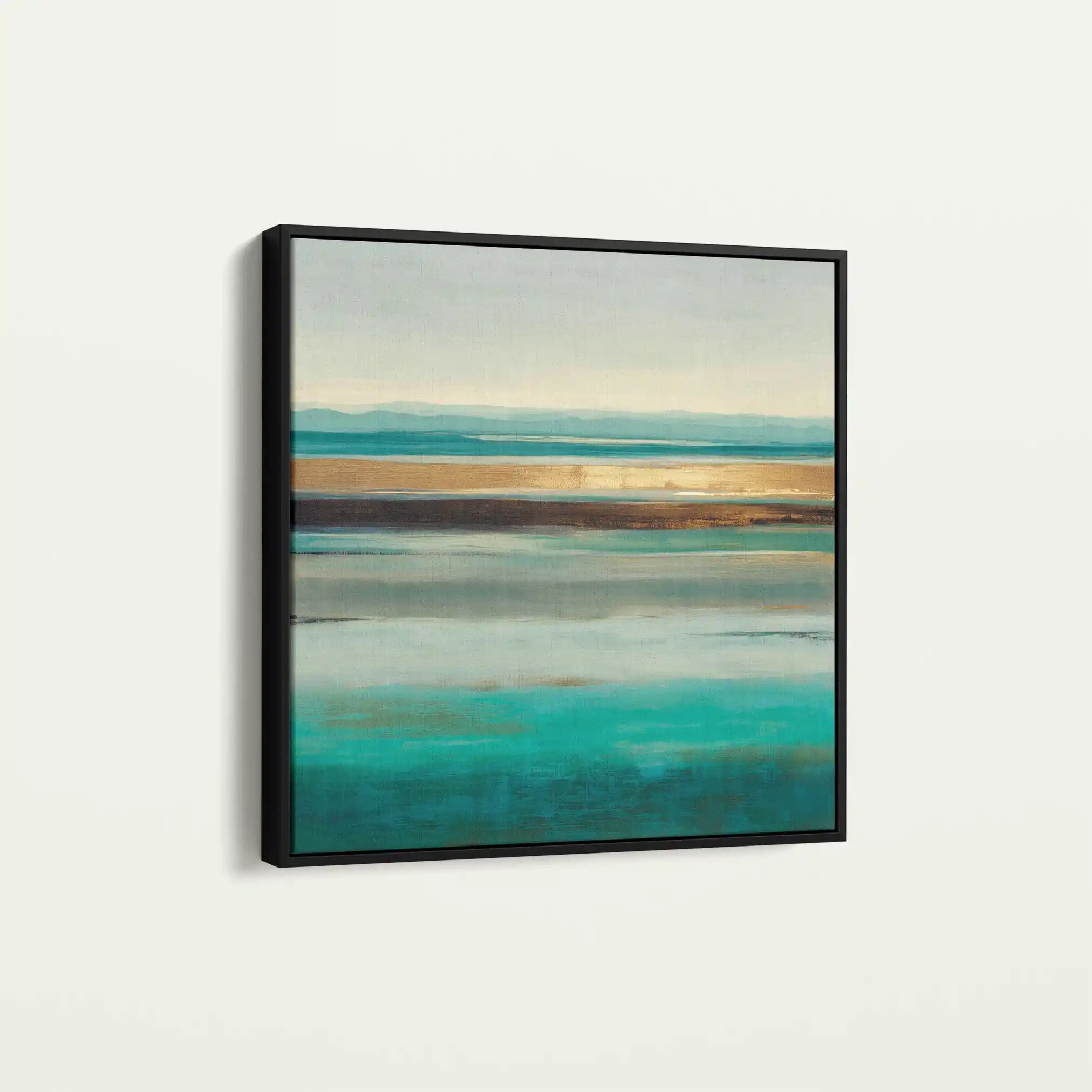 Abstract Canvas Wall Art WAD1011-A 80 x 80 cm / Stretched on hidden frame