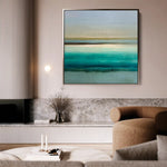 Abstract 1012 Canvas Art 60 x 60 cm / Stretched on hidden frame