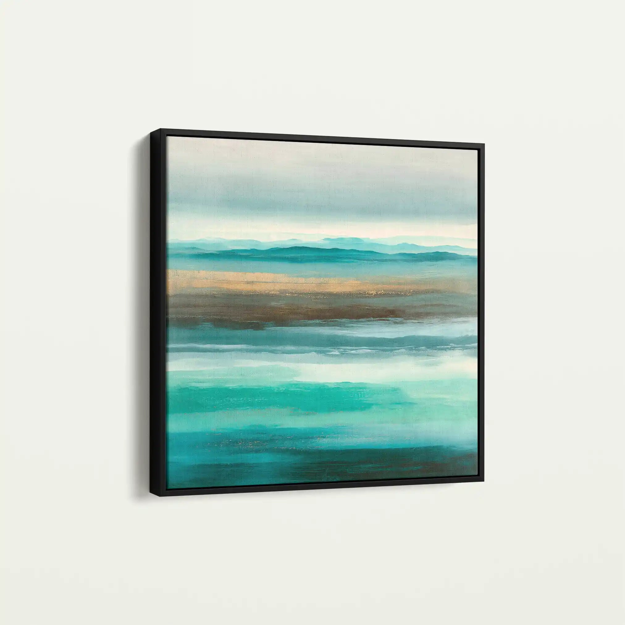Abstract Canvas Wall Art WAD1013-A 80 x 80 cm / Stretched on hidden frame