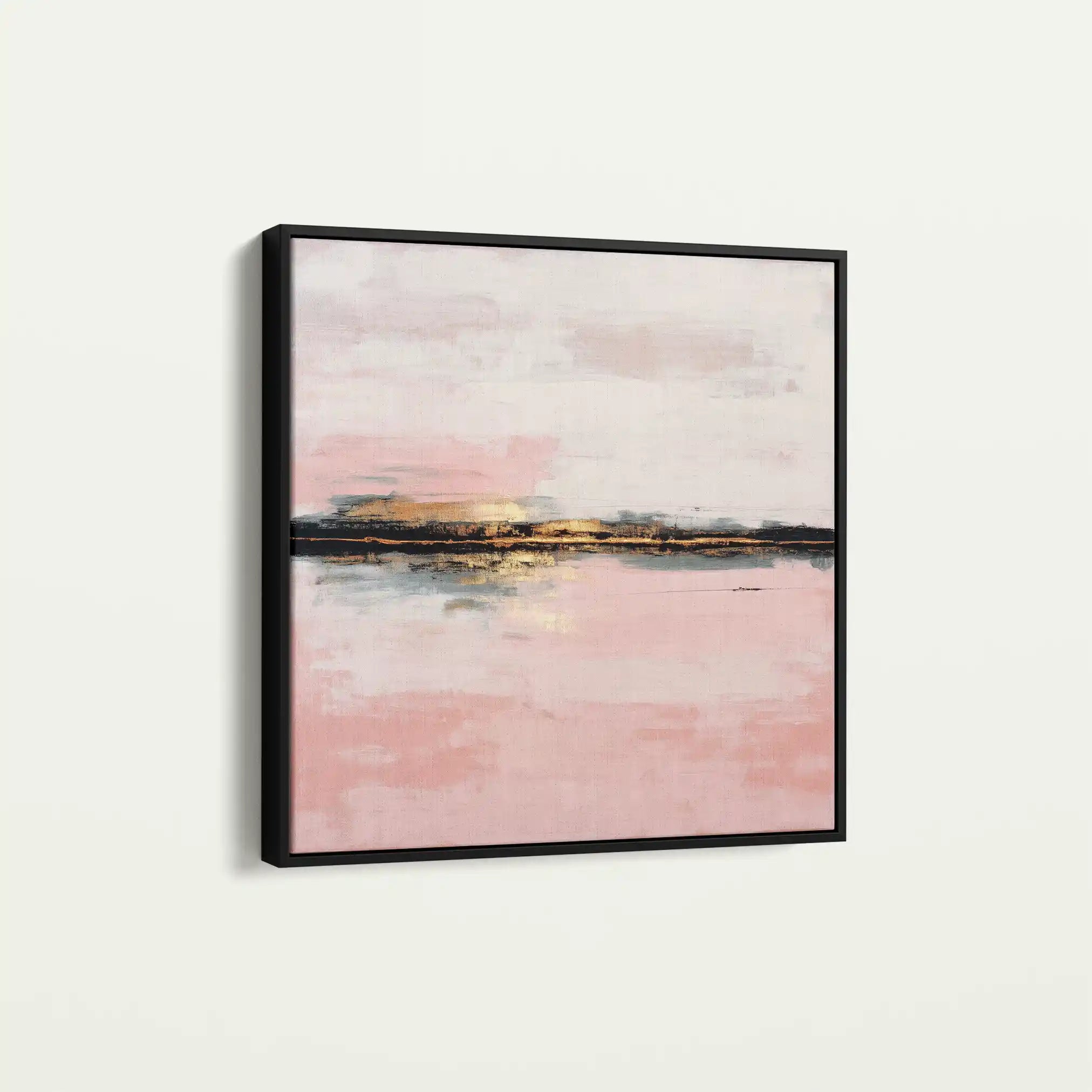 Abstract Canvas Wall Art WAD1015-A 80 x 80 cm / Stretched on hidden frame