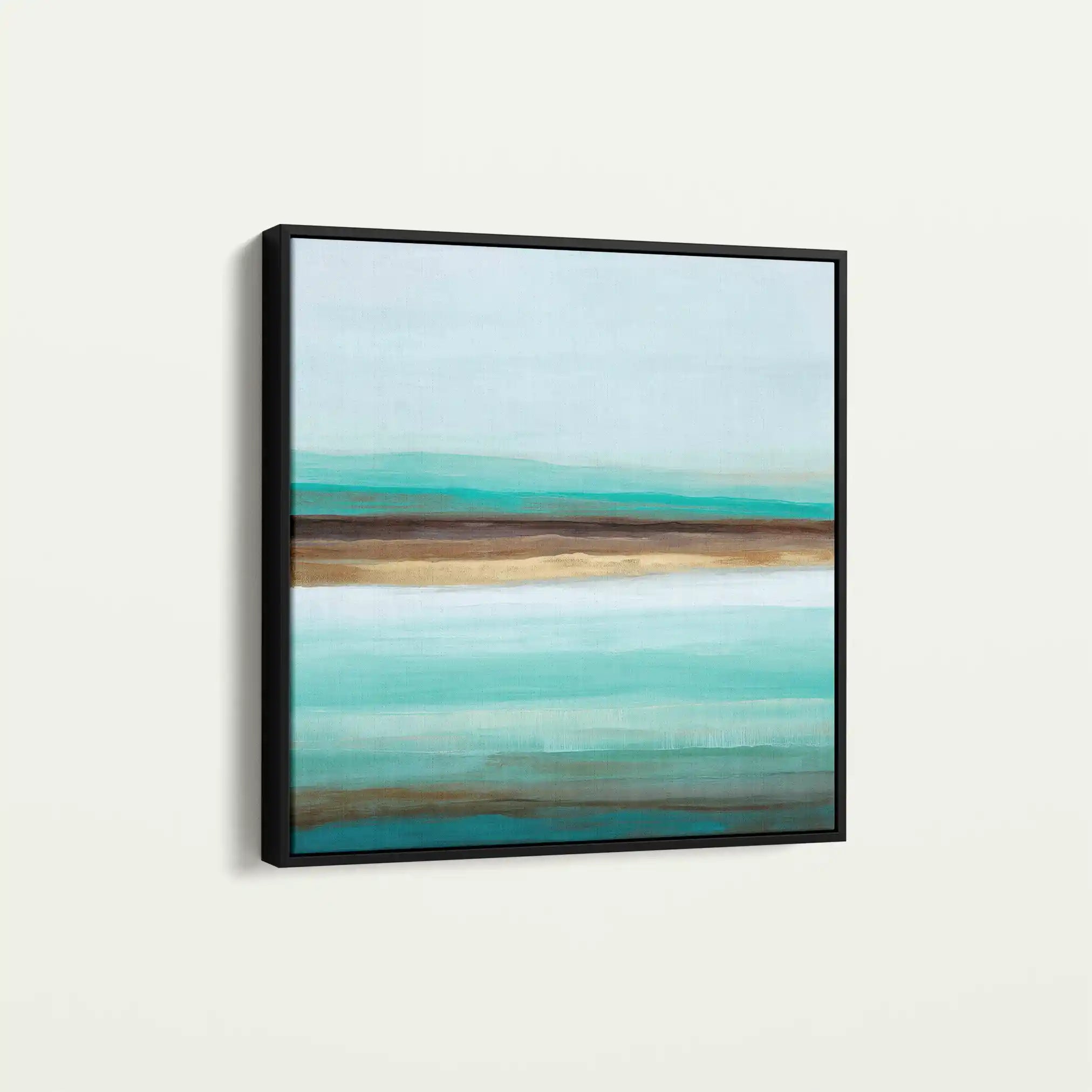 Abstract Canvas Wall Art WAD1016-A 80 x 80 cm / Stretched on hidden frame