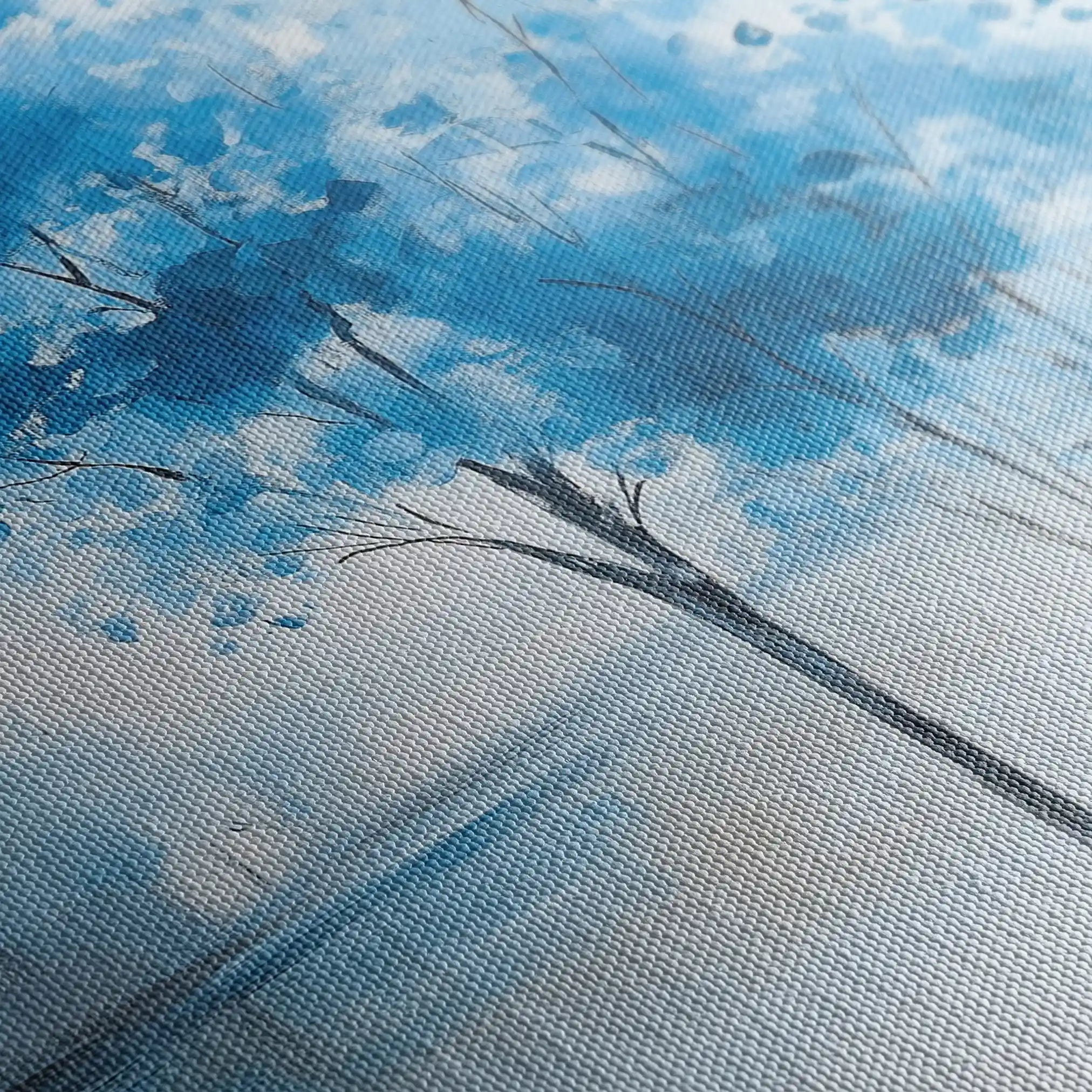 Floral Canvas Wall Art WAD1016-F 90 x 60 cm / Stretched on hidden frame