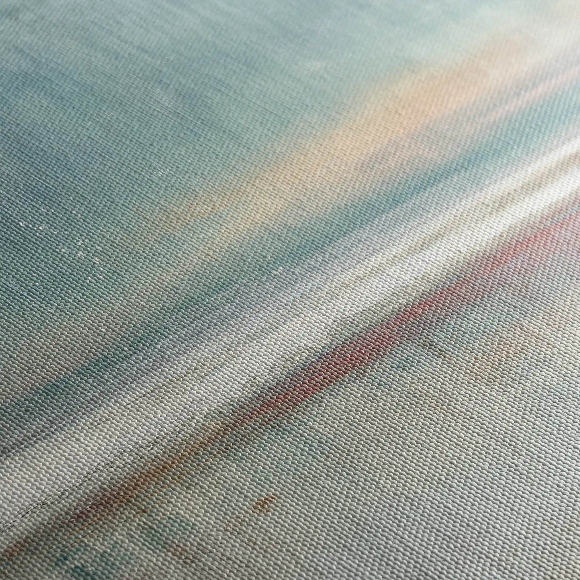 Abstract Canvas Wall Art WAD1017-A 80 x 80 cm / Stretched on hidden frame