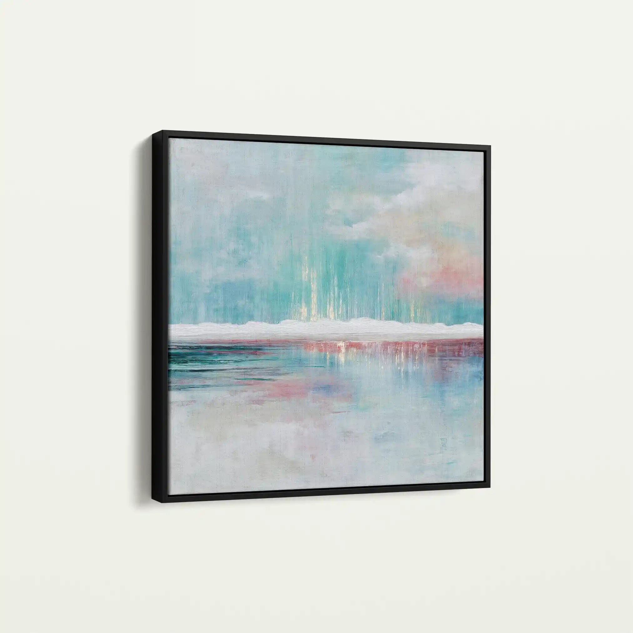 Abstract Canvas Wall Art WAD1018-A 80 x 80 cm / Stretched on hidden frame
