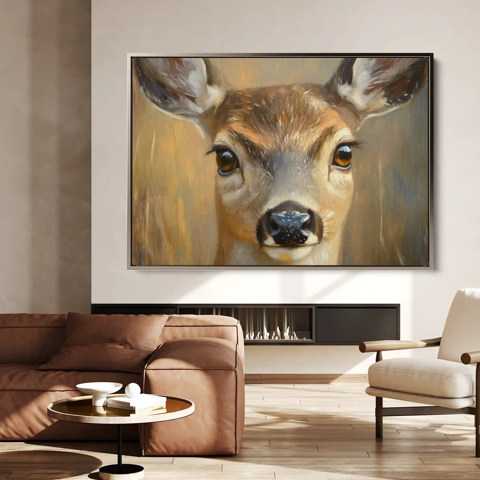Animals 102 Canvas Art 90 x 60 cm / Stretched on hidden frame