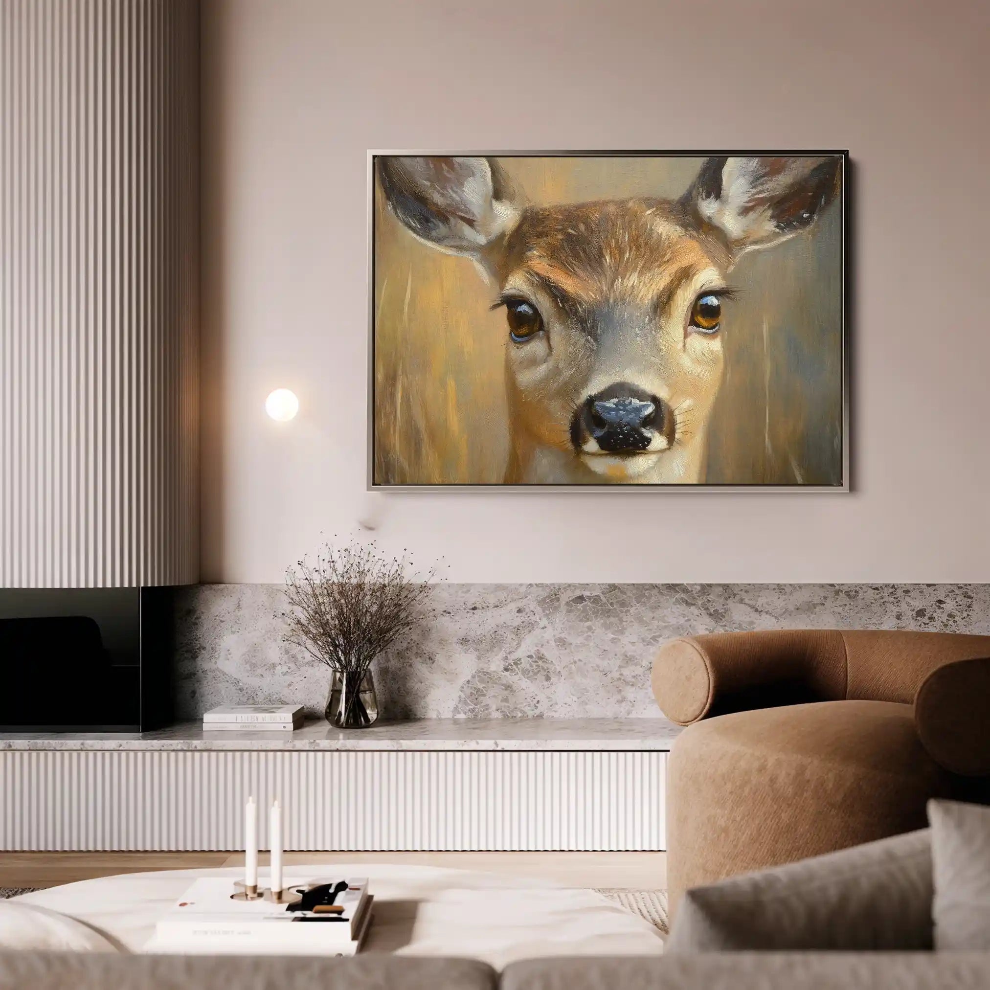 Animals 102 Canvas Art 90 x 60 cm / Stretched on hidden frame