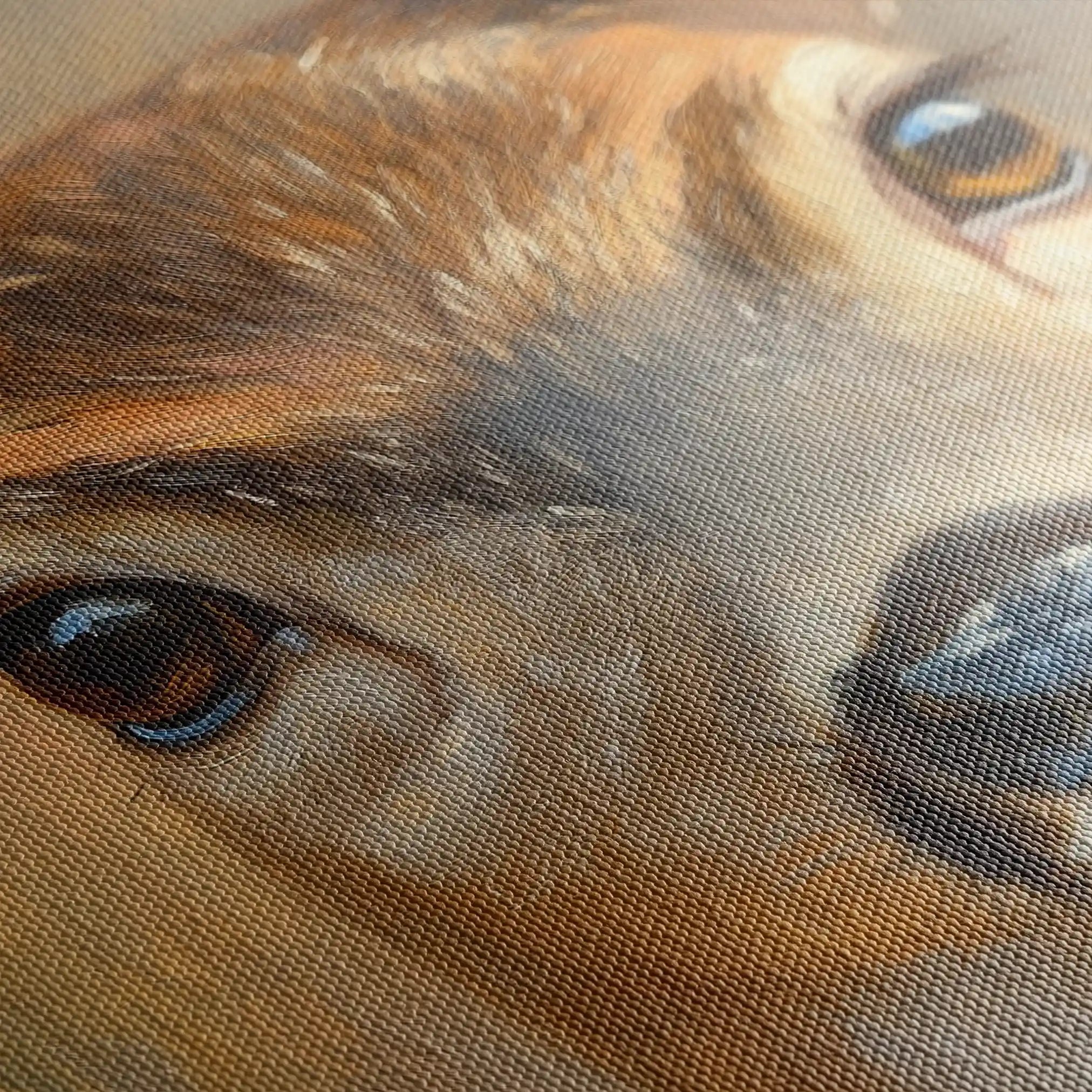 Animals 102 Canvas Art 90 x 60 cm / Stretched on hidden frame