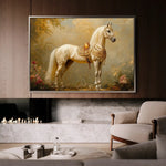 Horses 102 Canvas Art 90 x 60 cm / Stretched on hidden frame