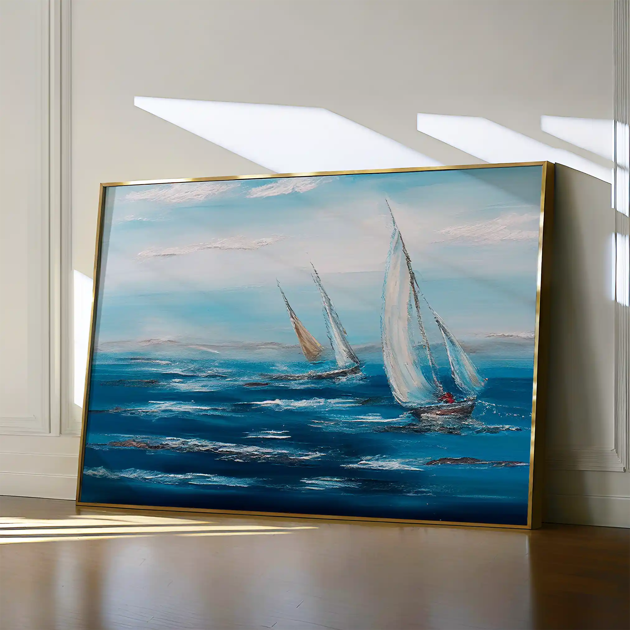 Landscape 102 Canvas Art 90 x 60 cm / Stretched on hidden frame