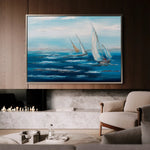 Landscape 102 Canvas Art 90 x 60 cm / Stretched on hidden frame