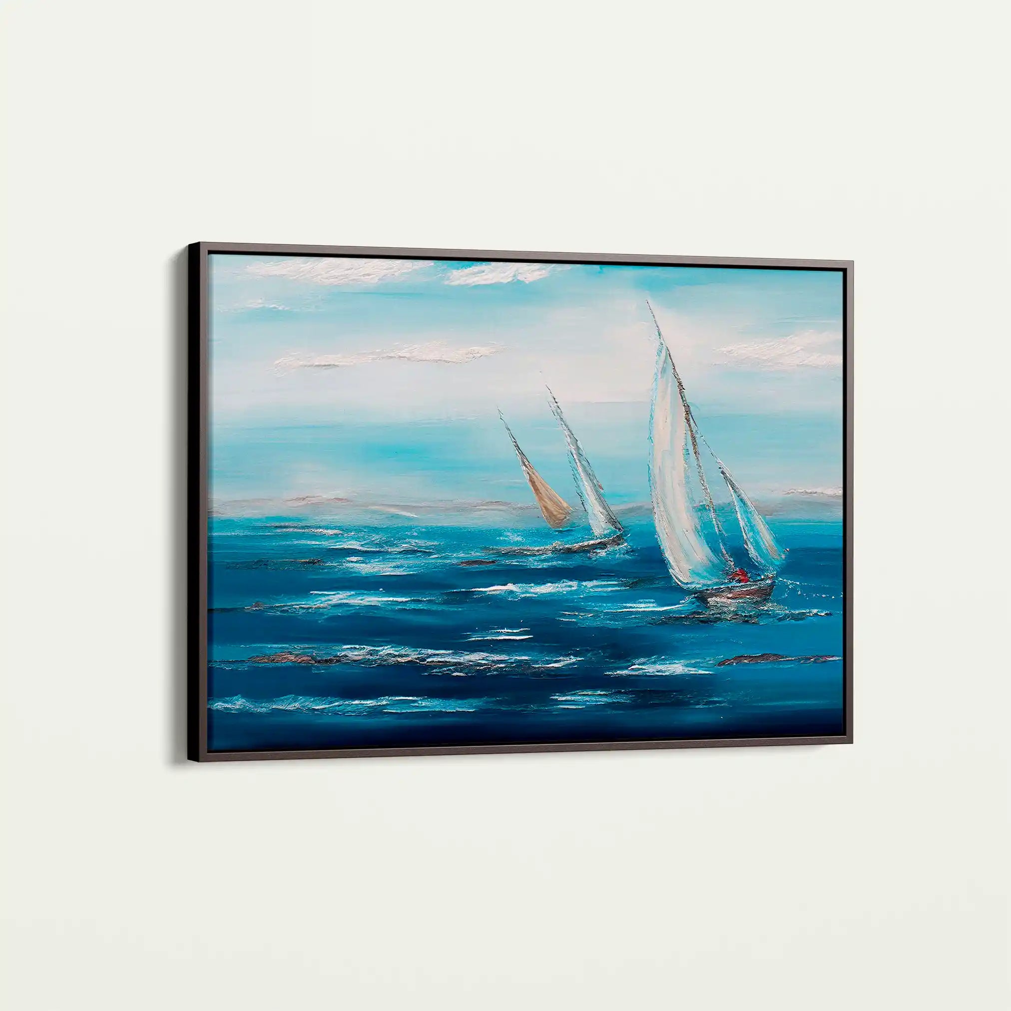 Landscape 102 Canvas Art 90 x 60 cm / Stretched on hidden frame