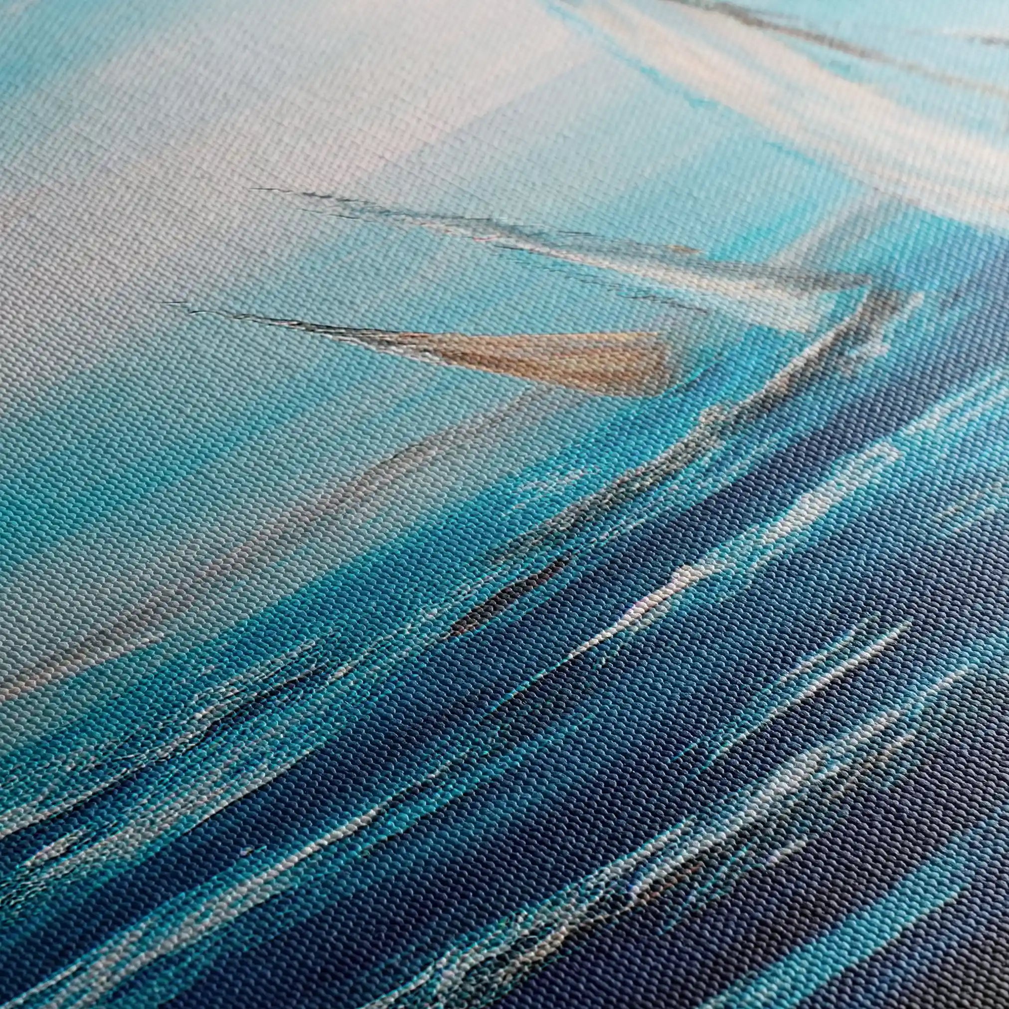 Landscape 102 Canvas Art 90 x 60 cm / Stretched on hidden frame