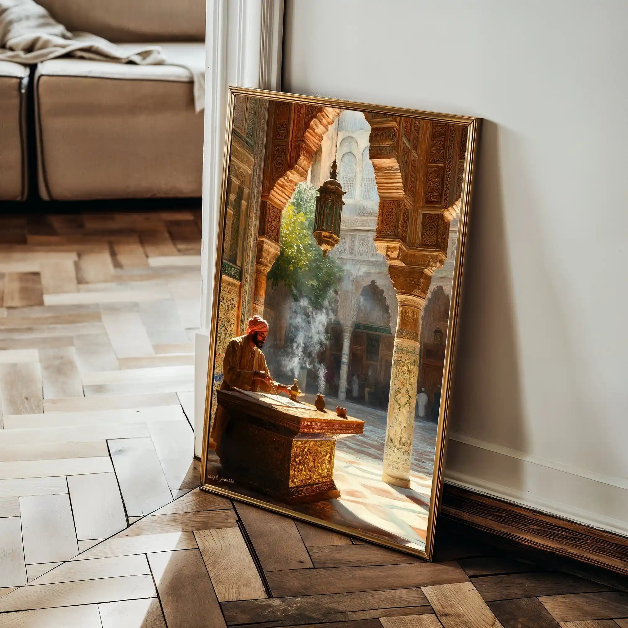 Orientalist 102 Canvas Art 90 x 60 cm / Stretched on hidden frame