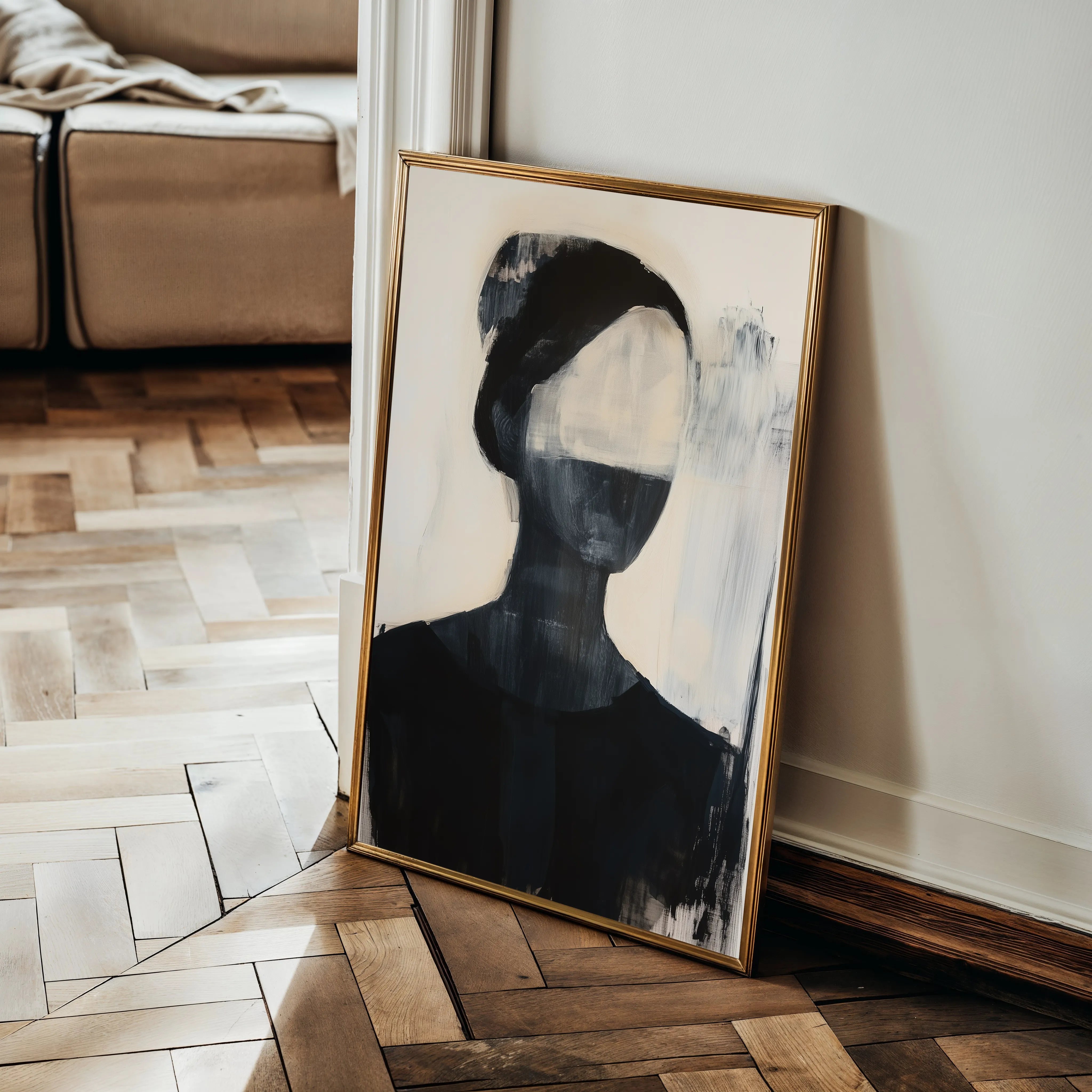 Portrait Canvas Wall Art WAD102-P 90 x 60 cm / Stretched on hidden frame