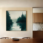 Abstract 1021 Canvas Art 60 x 60 cm / Stretched on hidden frame