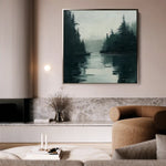 Abstract 1021 Canvas Art 60 x 60 cm / Stretched on hidden frame