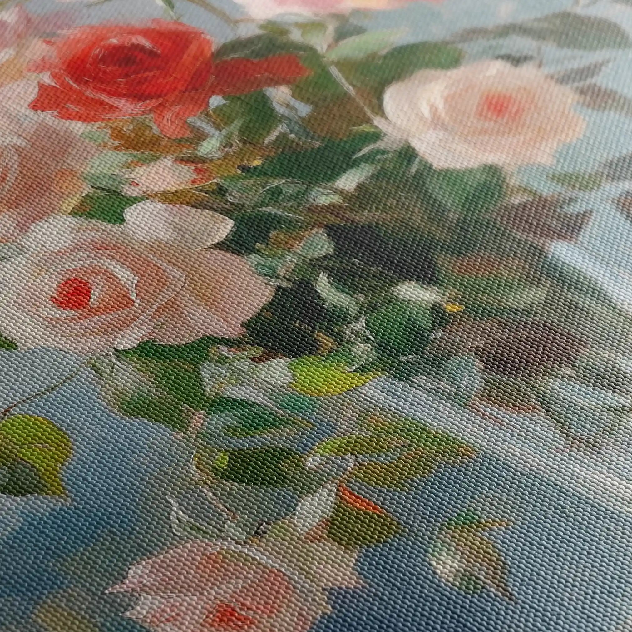 Floral Canvas Wall Art WAD1023-F 90 x 60 cm / Stretched on hidden frame