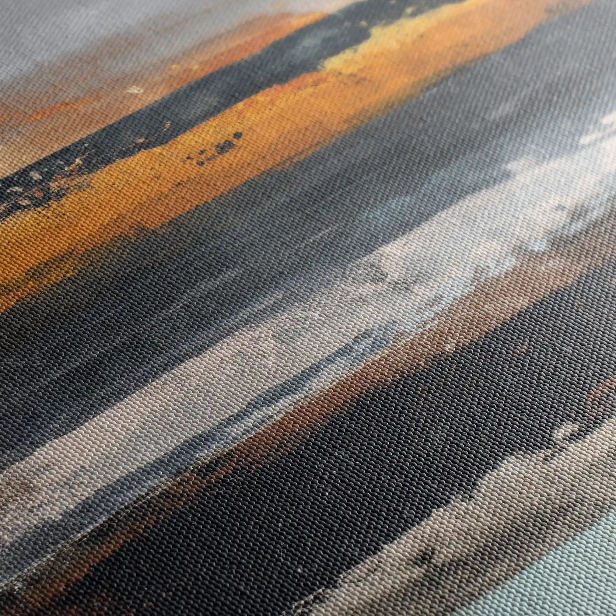 Abstract Canvas Wall Art WAD1024-A 80 x 80 cm / Stretched on hidden frame
