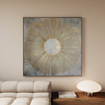 Abstract 1025 Canvas Art 60 x 60 cm / Stretched on hidden frame