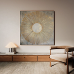 Abstract 1025 Canvas Art 60 x 60 cm / Stretched on hidden frame