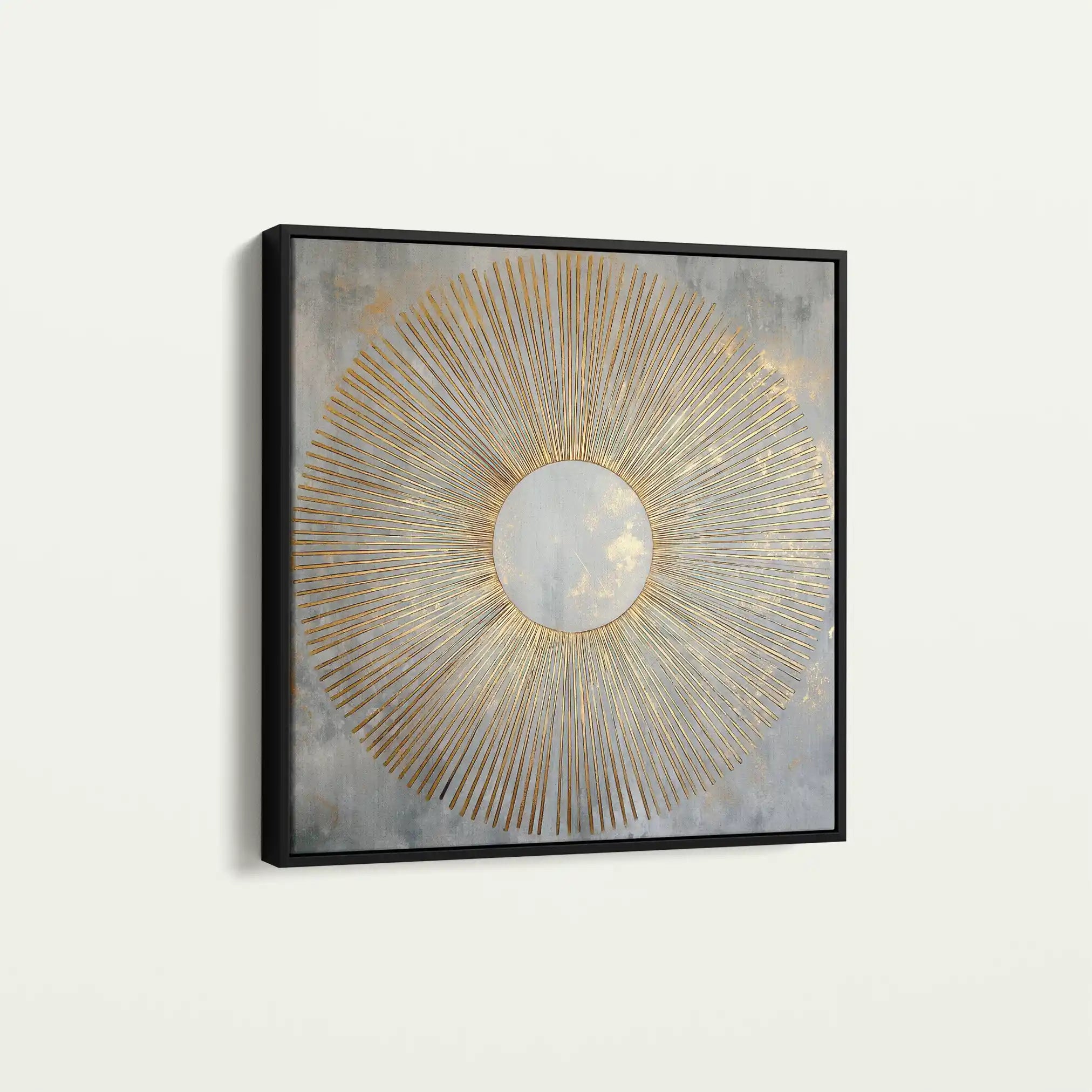 Abstract Canvas Wall Art WAD1025-A 80 x 80 cm / Stretched on hidden frame