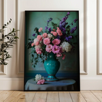 Floral Canvas Wall Art WAD1025-F 90 x 60 cm / Stretched on hidden frame