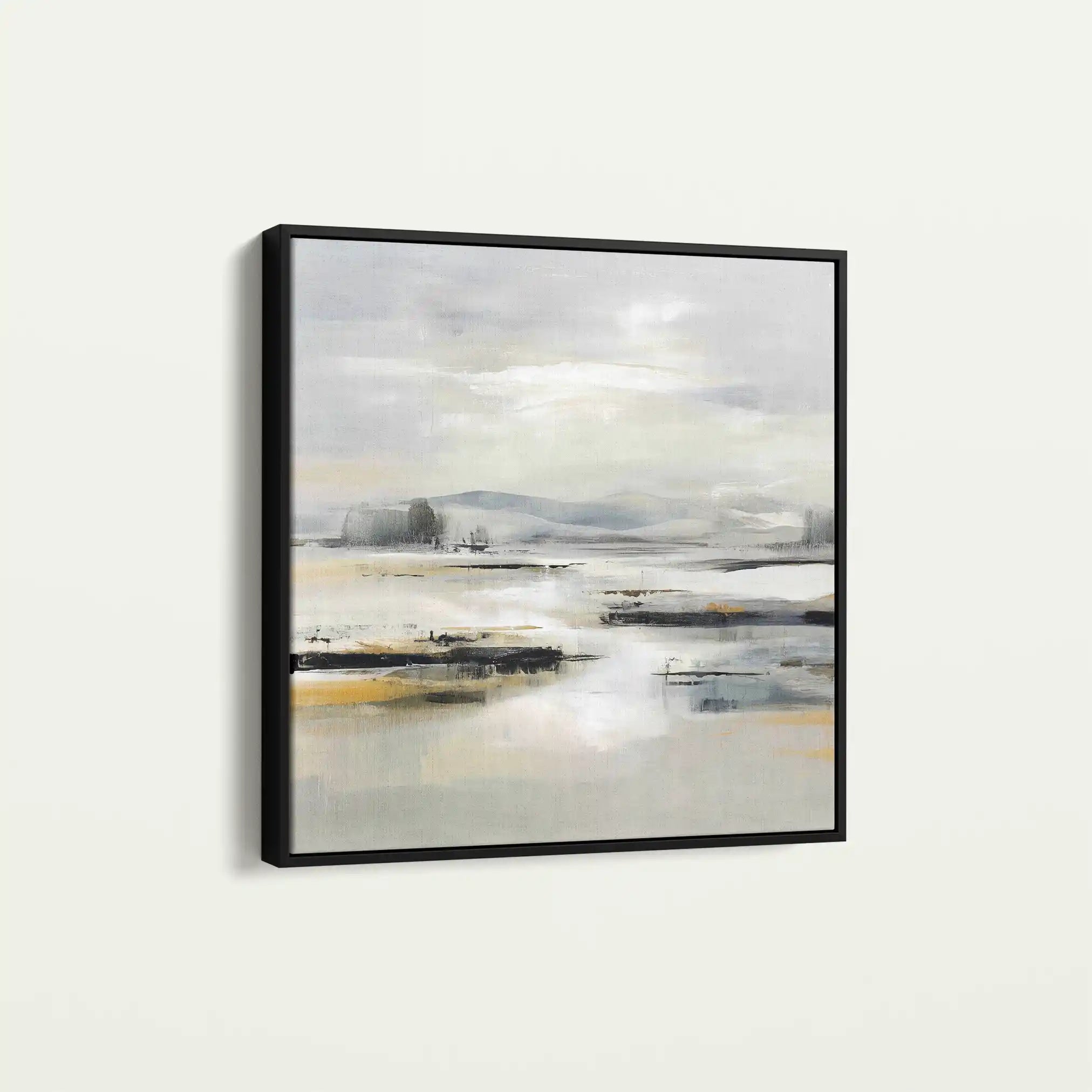 Abstract Canvas Wall Art WAD1026-A 80 x 80 cm / Stretched on hidden frame
