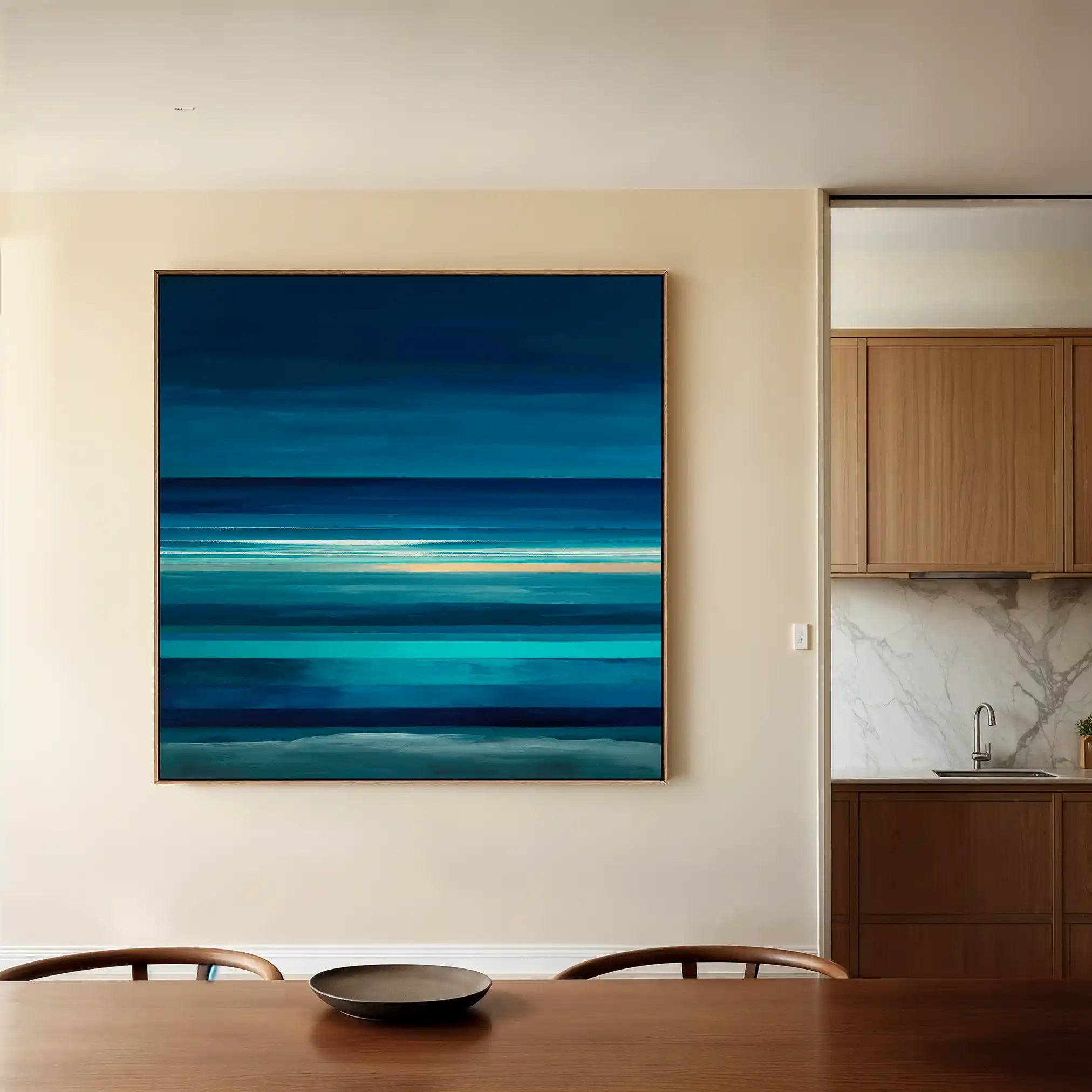 Abstract 1027 Canvas Art 60 x 60 cm / Stretched on hidden frame