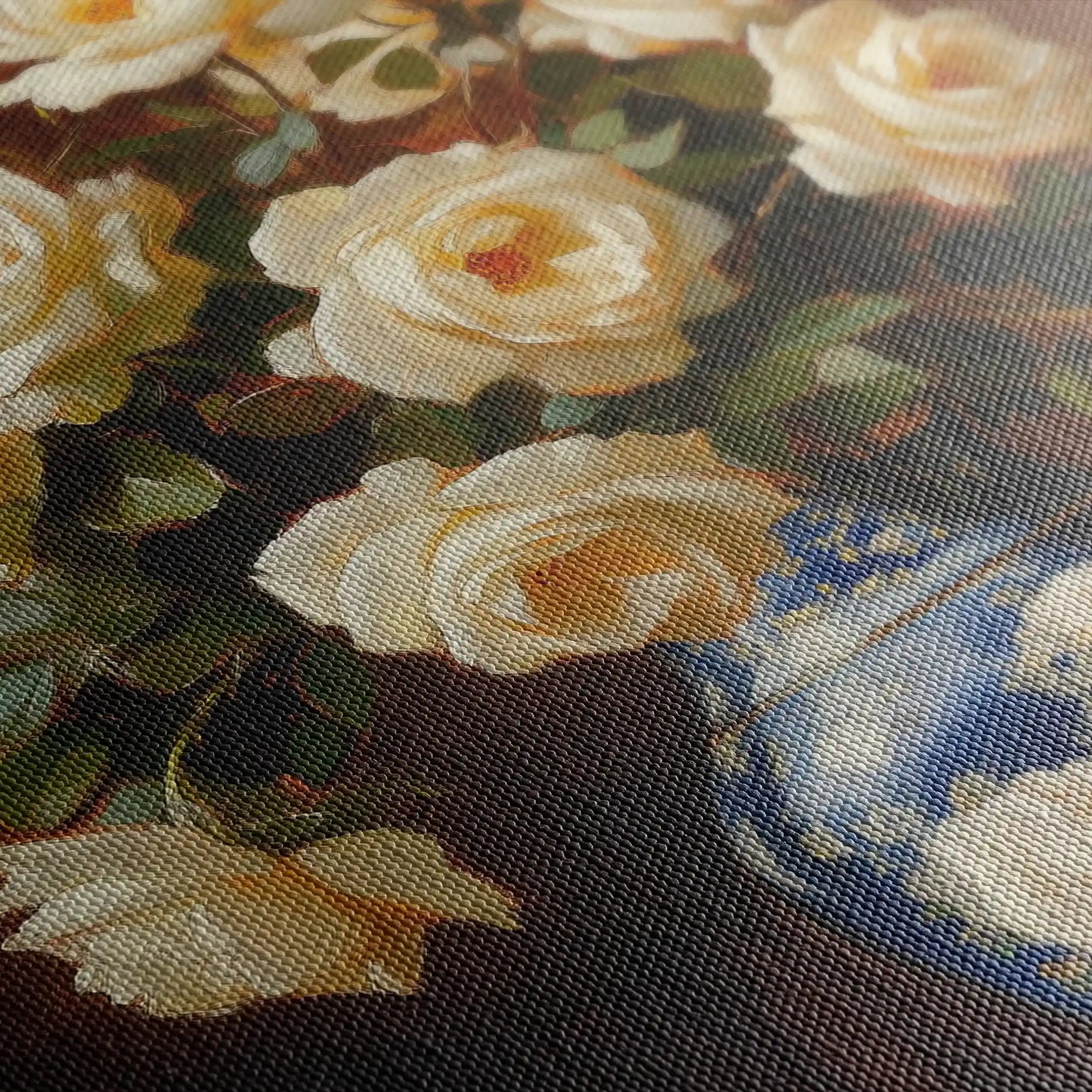 Floral Canvas Wall Art WAD1027-F 90 x 60 cm / Stretched on hidden frame