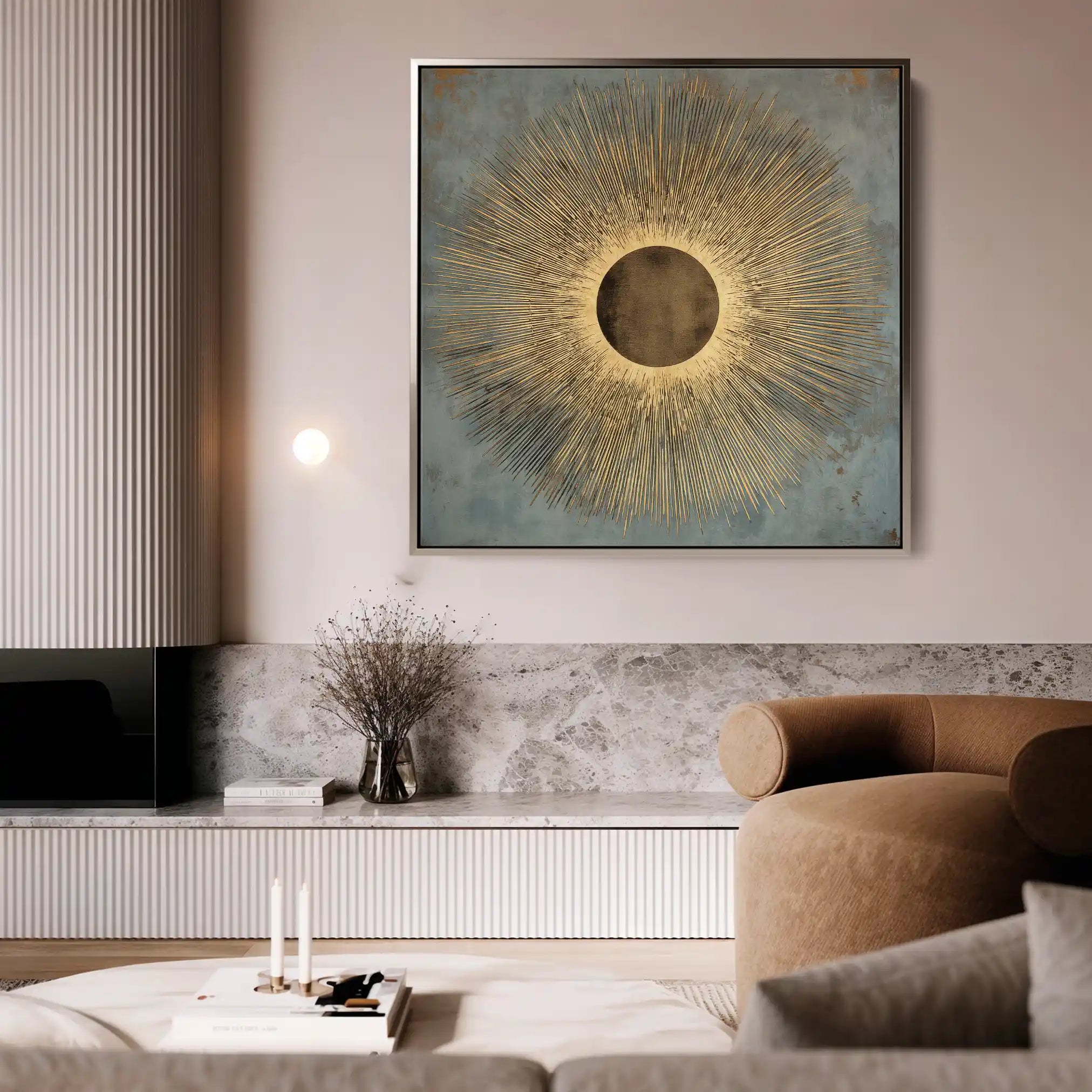 Abstract 1028 Canvas Art 60 x 60 cm / Stretched on hidden frame