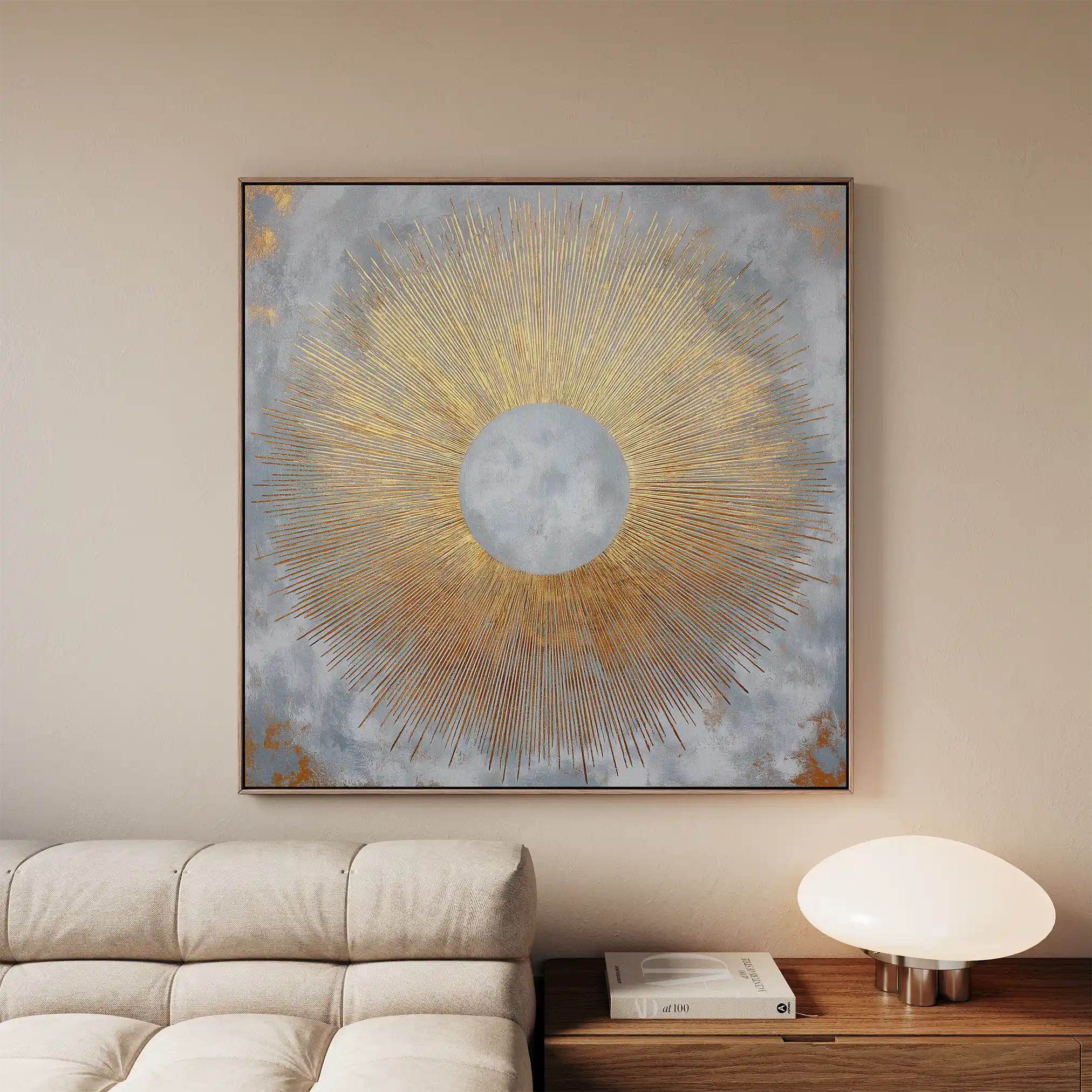 Abstract 1029 Canvas Art 60 x 60 cm / Stretched on hidden frame