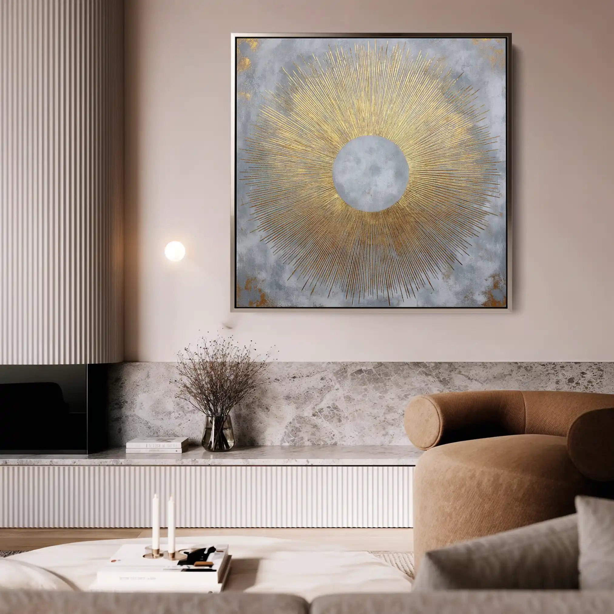 Abstract 1029 Canvas Art 60 x 60 cm / Stretched on hidden frame