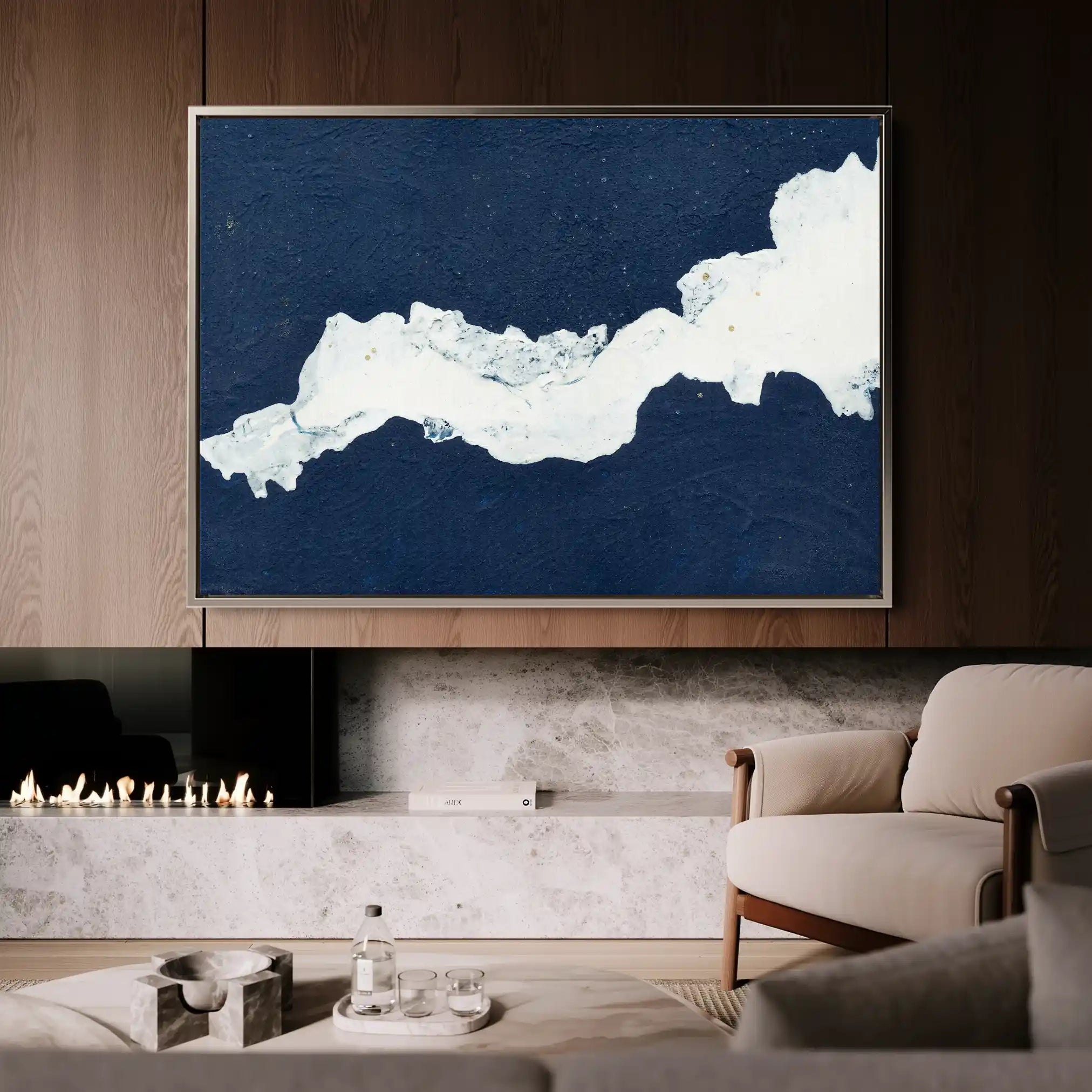 Abstract 103 Canvas Art 60 x 40 cm / Stretched on hidden frame