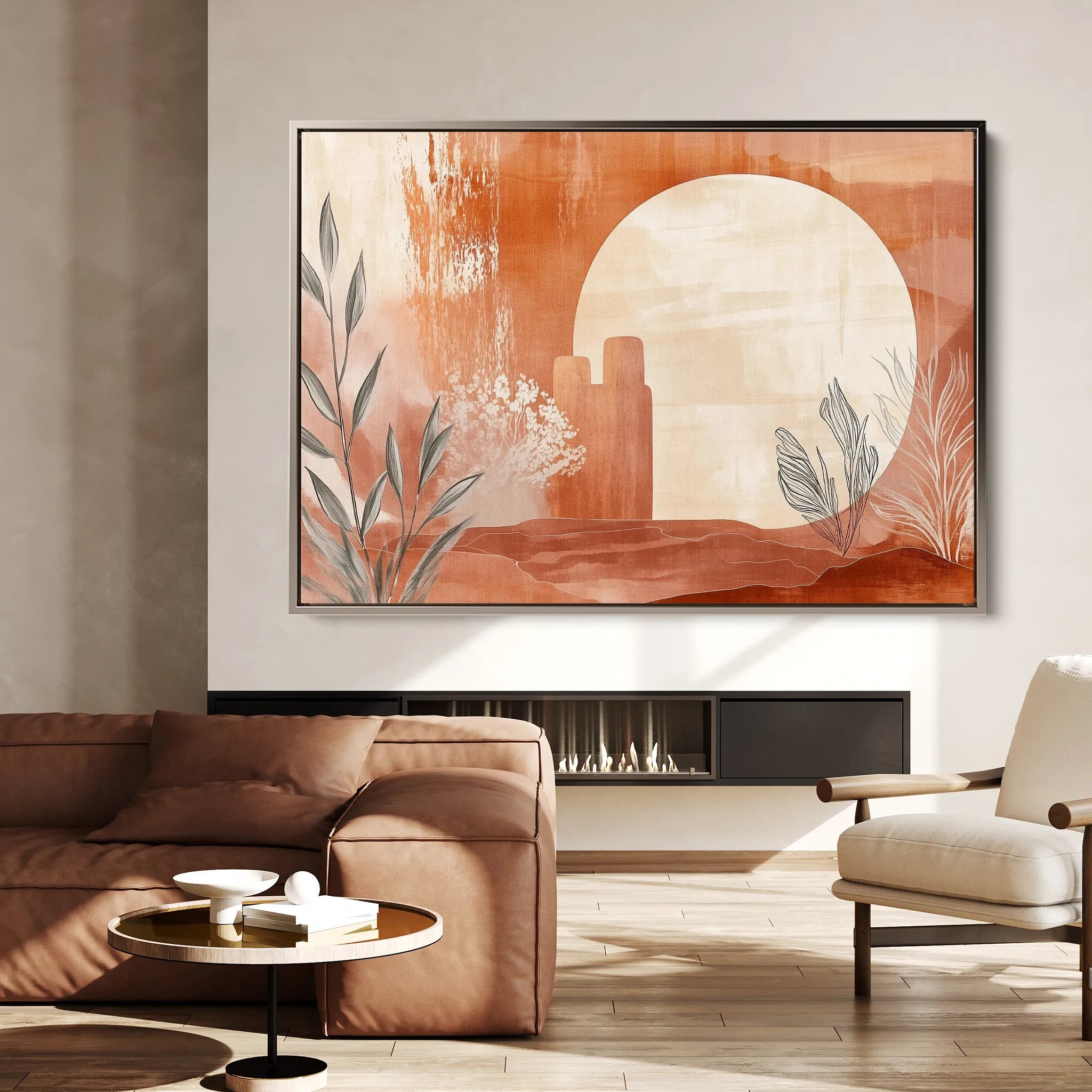 Boho Canvas Wall Art WAD103-BH 90 x 60 cm / Stretched on hidden frame