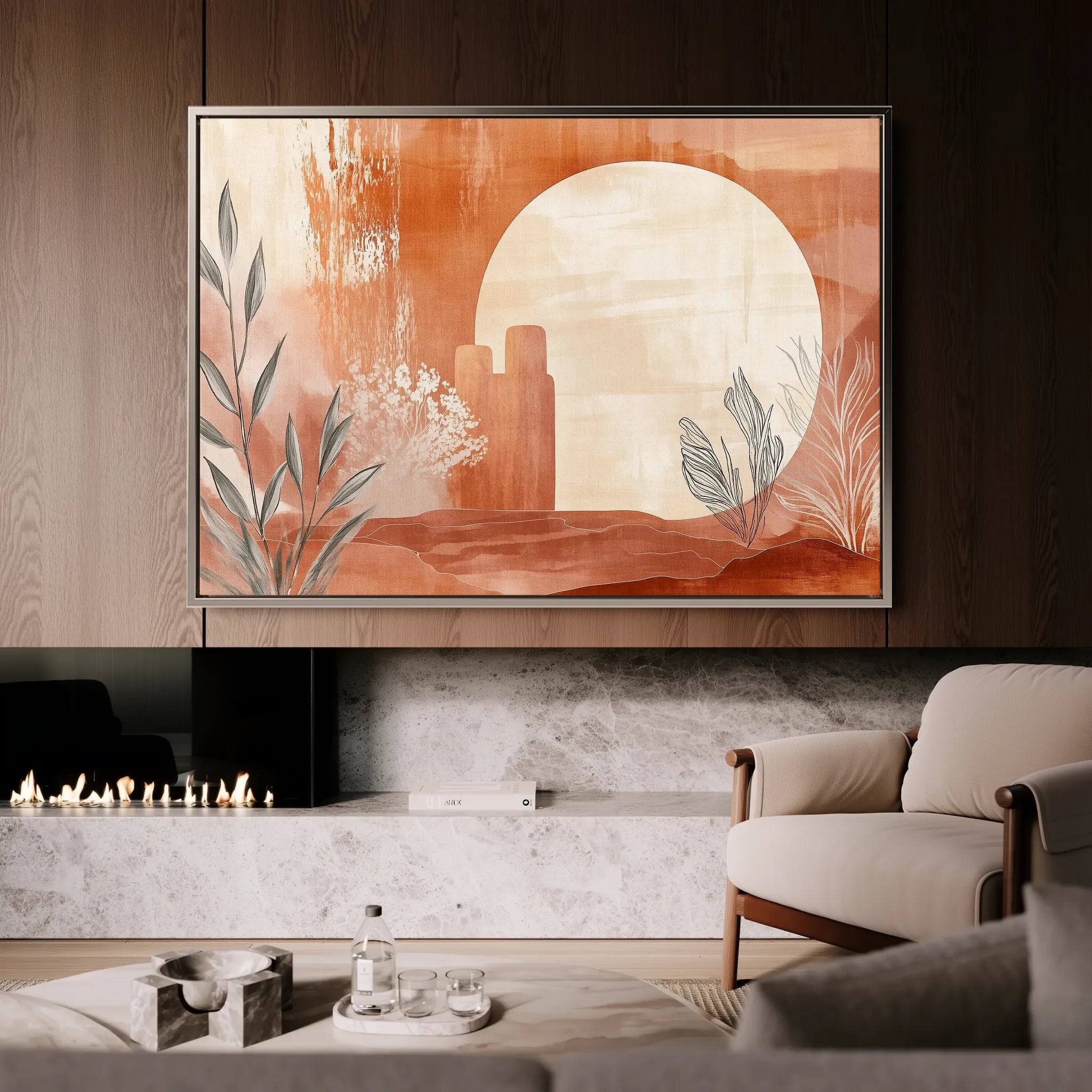Boho Canvas Wall Art WAD103-BH 90 x 60 cm / Stretched on hidden frame
