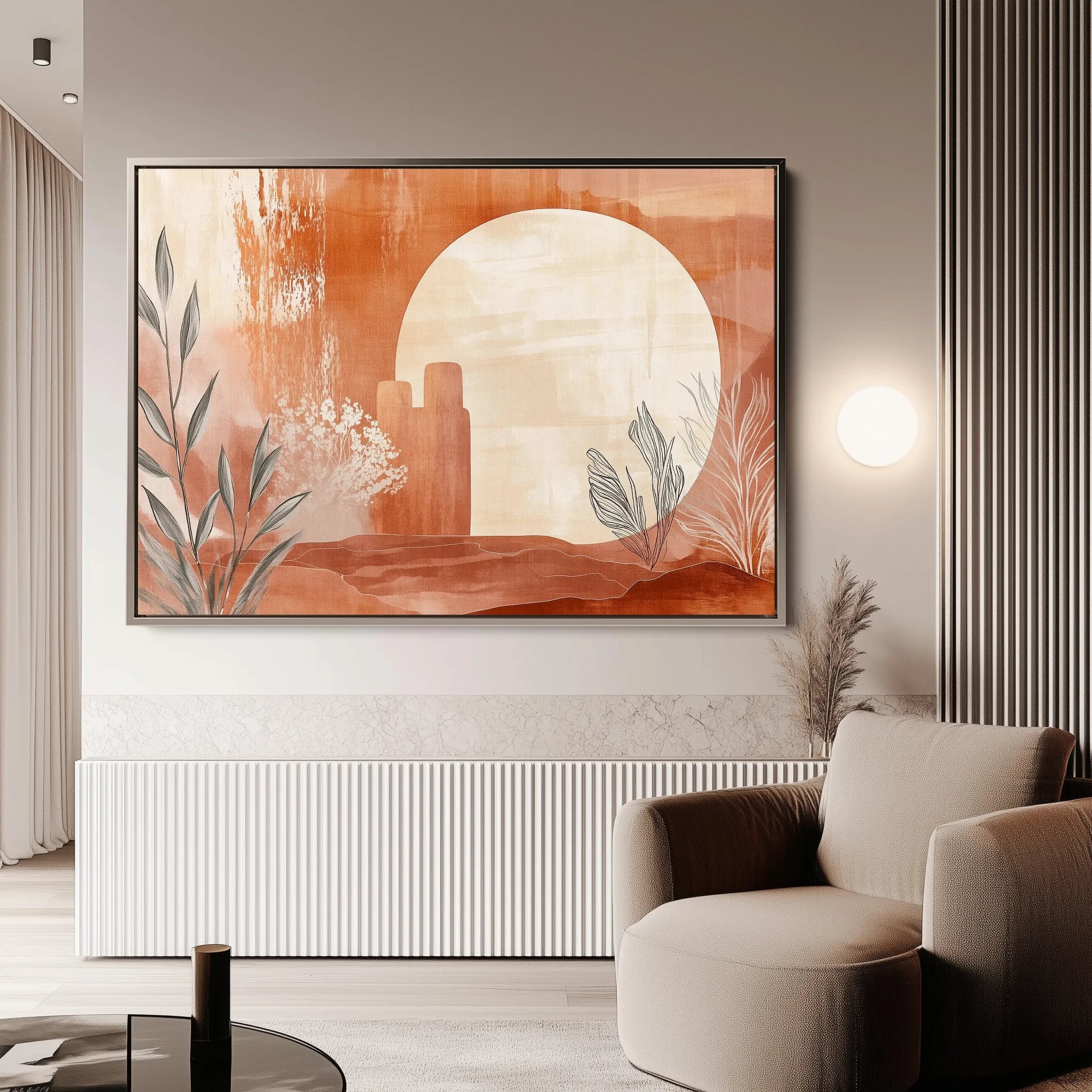 Boho Canvas Wall Art WAD103-BH 90 x 60 cm / Stretched on hidden frame