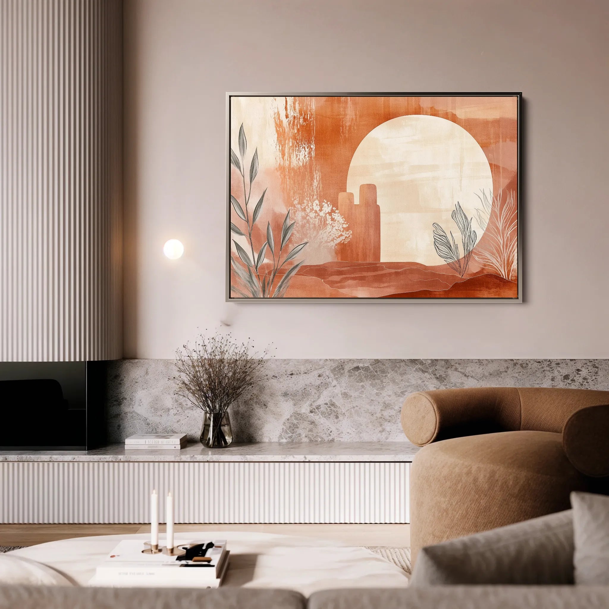 Boho Canvas Wall Art WAD103-BH 90 x 60 cm / Stretched on hidden frame